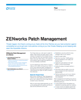 Flyer do produto do ZENworks Patch Management